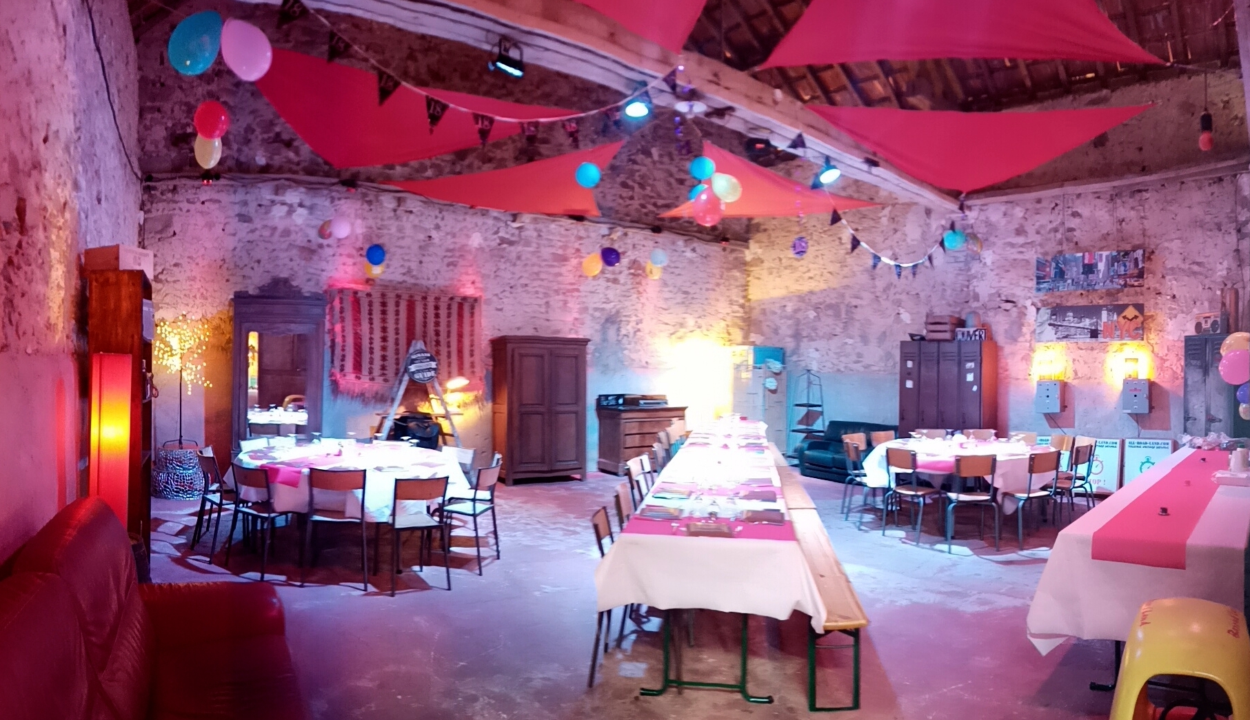 Venez fêter vos événements entre amis u en famille à la Grange, salle événementielle à Courtenay 